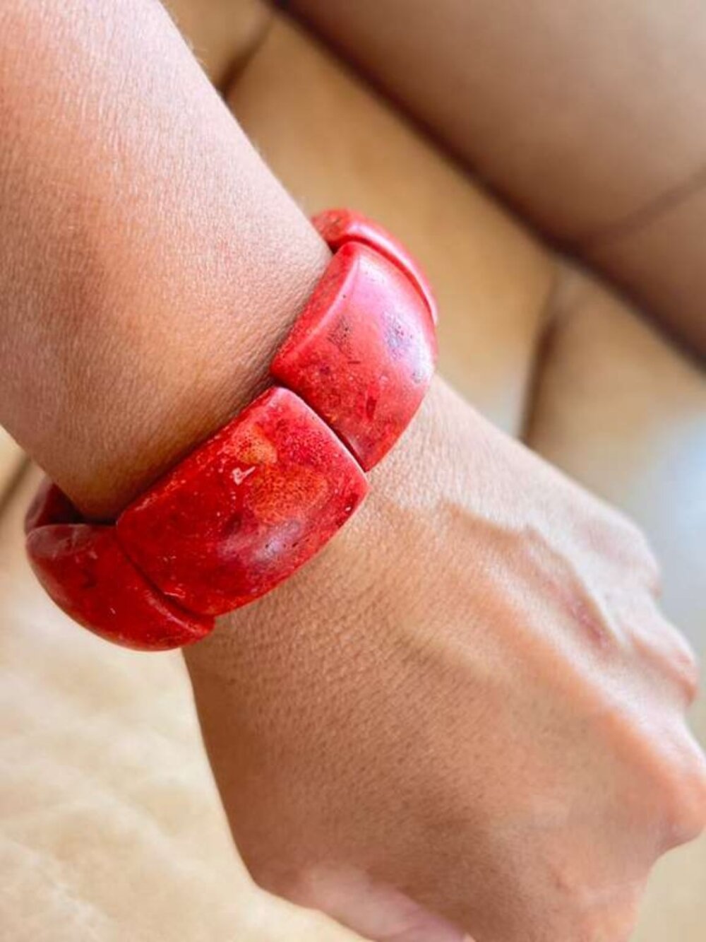 Red Coral -Genuine- Bracelet